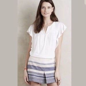 Anthropologie Ruffle Shirt